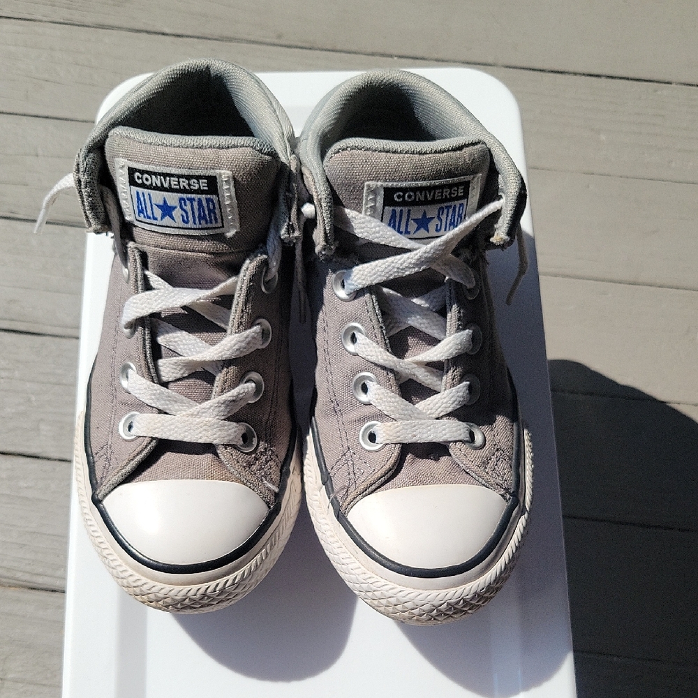Converse Kids Charcoal High-Top Sneakers